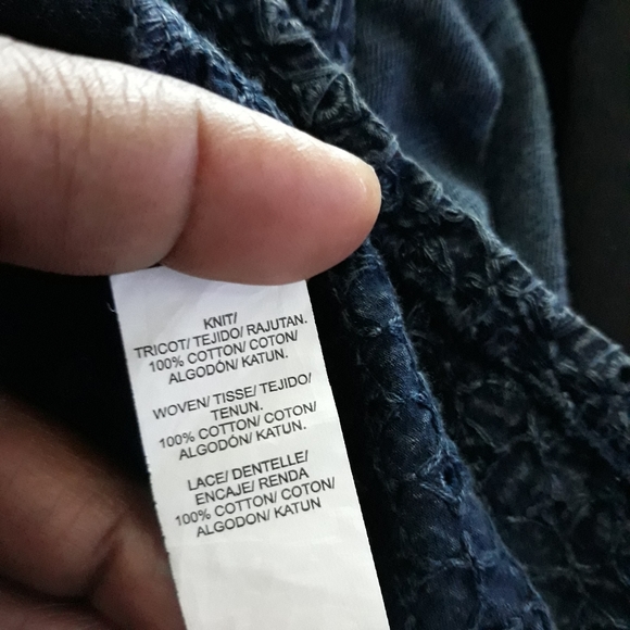 Women's Lucky Brand Washed Slub Tee - Picture 5 of 7